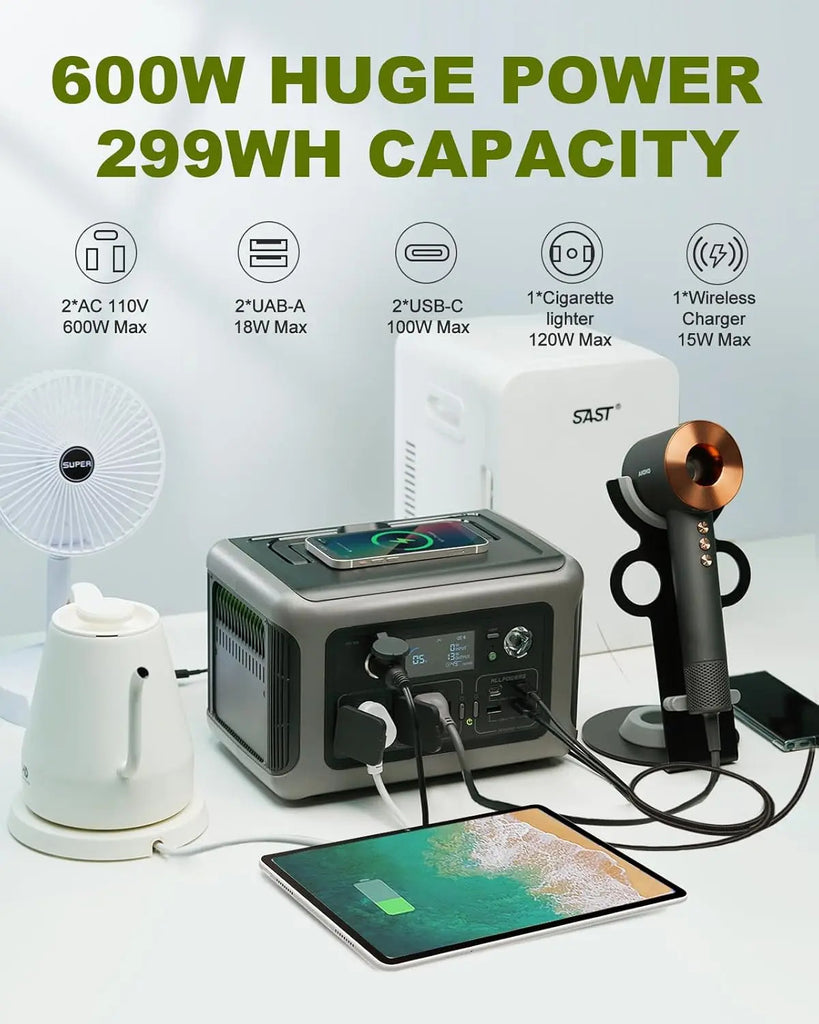 ALLPOWERS R600 Portable Power Station with Optional Solar Panels