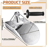 Stainless Steel Sand Scoop Shovel for Metal Detecting – SUS304 Beach & Underwater Sand Sifter thumbnail 3