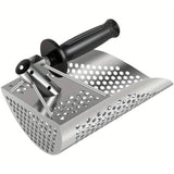 Stainless Steel Sand Scoop Shovel for Metal Detecting – SUS304 Beach & Underwater Sand Sifter thumbnail 2