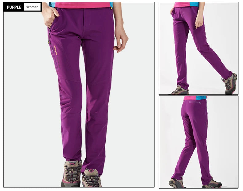 Women's Waterproof Hiking Pants – Lightweight, Quick-Dry, Breathable Outdoor Trousers for Trekking, Climbing & Camping