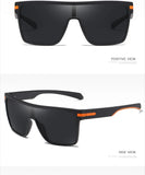 AIMISUV Men's Polarized Oversized Sports Sunglasses – UV400 Protection, Mirror Lens (Model AMS1430) thumbnail 18
