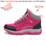 Women’s Outdoor Leather Hiking Boots – Ankle-High, Breathable, Lightweight Trekking Shoes thumbnail 30