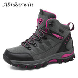 Women’s Winter Trekking Boots – Outdoor Ankle Hiking Shoes for Mountain Trails thumbnail 1
