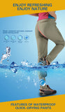Women's Waterproof Hiking Pants – Lightweight, Quick-Dry, Breathable Outdoor Trousers for Trekking, Climbing & Camping thumbnail 8