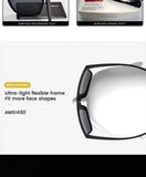 AIMISUV Men's Polarized Oversized Sports Sunglasses – UV400 Protection, Mirror Lens (Model AMS1430) thumbnail 14