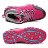 Women’s Outdoor Leather Hiking Boots – Ankle-High, Breathable, Lightweight Trekking Shoes thumbnail 4
