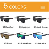 AIMISUV Men's Polarized Oversized Sports Sunglasses – UV400 Protection, Mirror Lens (Model AMS1430) thumbnail 5