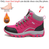 Women’s Outdoor Leather Hiking Boots – Ankle-High, Breathable, Lightweight Trekking Shoes thumbnail 32