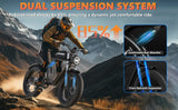 Kickwey K7 1500W Fat Tire Electric Bike – 48V 23Ah Lithium, 46km/h Mountain E-Bike for Adults thumbnail 10