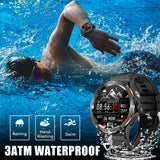 EIGIIS KT76 Smart Watch – 3ATM Waterproof Outdoor Fitness Tracker with Compass, Flashlight, Bluetooth Calling & Health Monitoring thumbnail 8