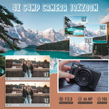 AUSEK 4K Vlogging & Photography Camera – 64MP Compact Digital Camera with 18X Digital Zoom, 3" Flip Screen, Wi-Fi, and Flash thumbnail 4