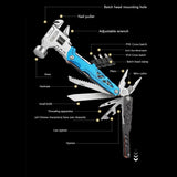 Multifunctional Folding Hammer Tool – 12-in-1 Outdoor Survival & Emergency Gear thumbnail 3