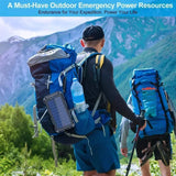 Solar Power Bank – Waterproof, Fast Charging, High-Capacity Powerbank with SOS & LED Light for Outdoor Survival thumbnail 27