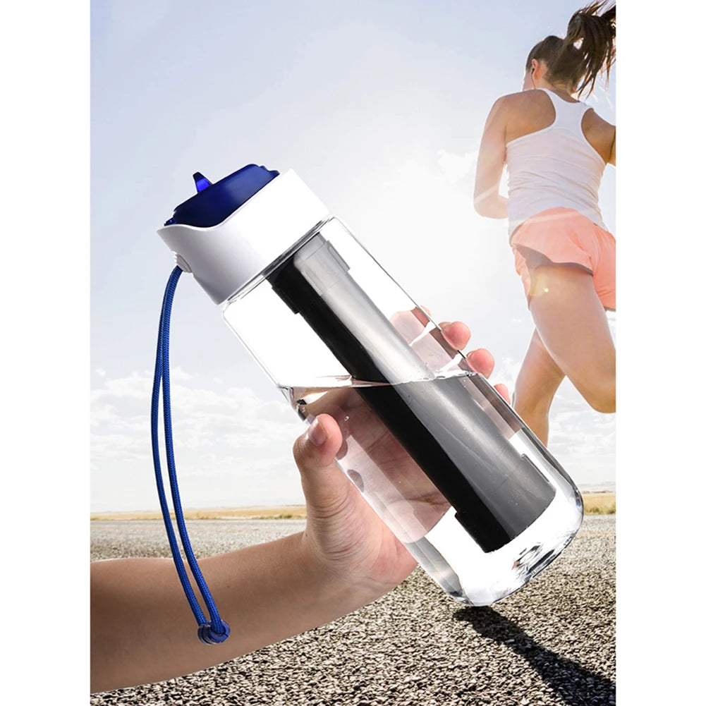 750ml Portable Water Filter Bottle – Outdoor Survival Straw Cup with 0.01 Micron Filtration | Emergency Purifier for Camping & Hiking