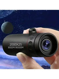 2000x25 HD Monocular Telescope with Phone Holder – Portable, Waterproof, and High-Powered for Hunting, Camping & Birdwatching thumbnail 20
