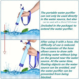 Outdoor Personal Water Filter Straw – Lightweight Emergency Water Purifier for Camping, Hiking & Survival thumbnail 7