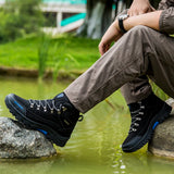 Men’s Waterproof High-Top Hiking & Climbing Shoes – Anti-Slip, Breathable Outdoor Footwear thumbnail 6
