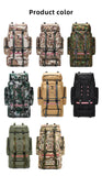 130L Waterproof Hiking Backpack – Heavy-Duty Outdoor Rucksack with Reflective Safety Strips & Molle System thumbnail 27