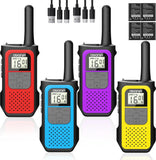 AWANFI Rechargeable Walkie Talkies (2/3/4-Pack) – Long Range 2-Way Radios with 16 Channels, VOX, USB-C Charging – Ideal for Kids & Adults, Outdoor Camping & Hiking thumbnail 15