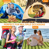 Double Camping Air Mattress with Built-In Pillows – Ultralight Inflatable Sleeping Pad for 2 – Waterproof, Compact & Durable thumbnail 22
