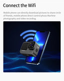 CERASTES V9 4K Ultra HD WiFi Action Camera – Dual Screen, Waterproof, Remote Control, EIS Stabilization thumbnail 21