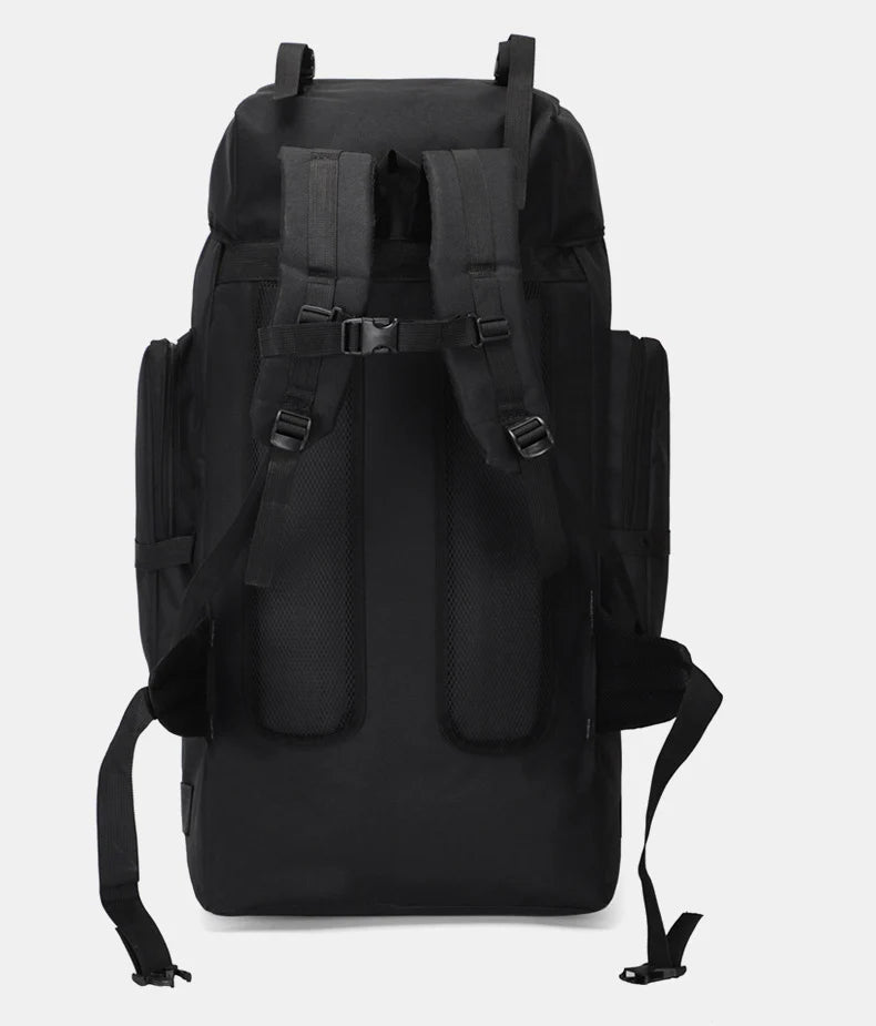 130L Waterproof Hiking Backpack – Heavy-Duty Outdoor Rucksack with Reflective Safety Strips & Molle System