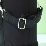 Portable Thermal Water Bottle Bag – Large Capacity Sleeve with Adjustable Shoulder Strap (Black) thumbnail 22