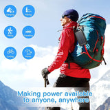 Solar Power Bank – Waterproof, Fast Charging, High-Capacity Powerbank with SOS & LED Light for Outdoor Survival thumbnail 2