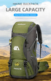 50L Waterproof Hiking Backpack – Large Travel Rucksack with Shoe Compartment thumbnail 7