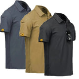 Men’s Quick-Dry Outdoor T-Shirt – Breathable Summer Tee for Hiking, Camping, Trekking & Fishing thumbnail 1