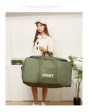 Camouflage Waterproof Oxford Travel Duffle Bag – Large Capacity Moving & Storage Bag thumbnail 32
