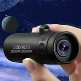 2000x25 HD Monocular Telescope with Phone Holder – Portable, Waterproof, and High-Powered for Hunting, Camping & Birdwatching thumbnail 3