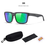 KDEAM Polarized Sunglasses – Unisex Square Frame UV400 Outdoor Eyewear (Red Mirror Lens, Model KD332) thumbnail 49