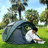 Quick-Open Pop-Up Tent for 5–8 People – Waterproof Hand-Throw Camping & Boat Tent (4-Season, Double Layer) thumbnail 15