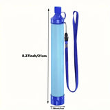 Outdoor Personal Water Filter Straw – Lightweight Emergency Water Purifier for Camping, Hiking & Survival thumbnail 9