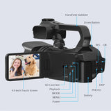 KOMERY 6K Ultra HD Professional Camcorder – 64MP YouTube & Streaming Camera thumbnail 16