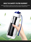 750ml Portable Water Filter Bottle – Outdoor Survival Straw Cup with 0.01 Micron Filtration | Emergency Purifier for Camping & Hiking thumbnail 37