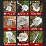 Multifunctional Folding Military Shovel – Survival Tool Set for Camping, Hiking & Outdoor Use thumbnail 5