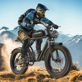 Kickwey K7 1500W Fat Tire Electric Bike – 48V 23Ah Lithium, 46km/h Mountain E-Bike for Adults thumbnail 1