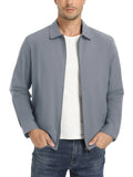 TACVASEN Men’s Lightweight Bomber Jacket – Casual Zip-Up Workwear for Spring & Fall, Water-Resistant Outdoor Windbreaker thumbnail 25