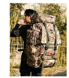 130L Waterproof Hiking Backpack – Heavy-Duty Outdoor Rucksack with Reflective Safety Strips & Molle System thumbnail 23
