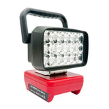 18-LED Portable Work Light – Compatible with Makita, Milwaukee & DeWalt 18V/20V Batteries – 1500LM Spotlight Torch with USB Output thumbnail 22