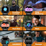 LIGE 2025 GPS Smartwatch for Men – Outdoor Sport Watch with AI Assistant, Compass, Altimeter, Barometer, and 3ATM Waterproof Protection thumbnail 6