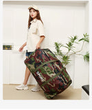 Camouflage Waterproof Oxford Travel Duffle Bag – Large Capacity Moving & Storage Bag thumbnail 40