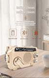 Hand Crank Emergency Weather Radio with Bluetooth – Solar/USB Rechargeable, Portable Power Bank thumbnail 12