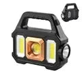 Solar Rechargeable Flashlight – Zoomable Waterproof COB LED Torch & Portable Lantern thumbnail 20