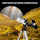 BORWOLF 70400 Professional High-Definition Astronomical Telescope – 333X Magnification thumbnail 2