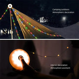 4-in-1 LED Camping Light Strip – 10M Waterproof Rechargeable Tent & Atmosphere Lamp with USB Power Bank (Military Green) thumbnail 17