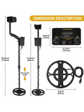 TC-200 Advanced Metal Detector – Adjustable Underground Gold & Metal Tracker with Waterproof Search Coil thumbnail 28