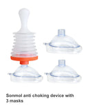 Anti-Choking Rescue Device with 3 Mask Sizes – Emergency Airway Clearing Kit for Adults & Kids thumbnail 3